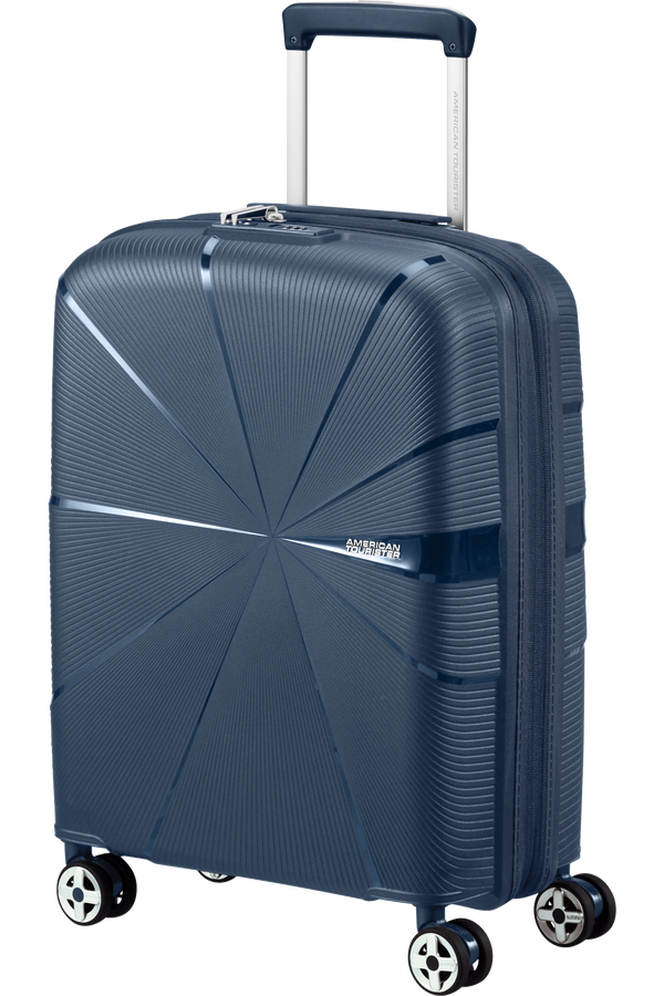 American Tourister Starvibe Spinner Expandable TSA 55cm Marine