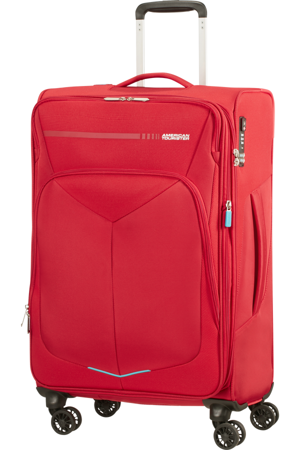 American Tourister Summerfunk Spinner Exp TSA 67cm  Rouge