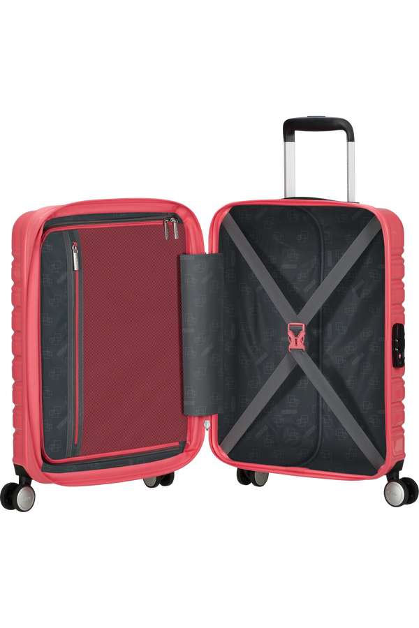 American Tourister Flashline Pop Spinner Exp TSA 55cm  Rose corail