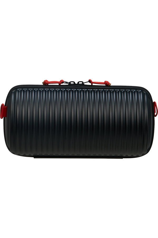 American Tourister Rollio Cross Body  Black/Red