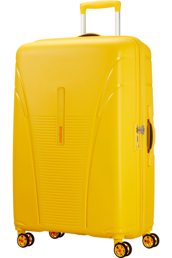 American Tourister Skytracer Spinner 77cm Saffron Yellow