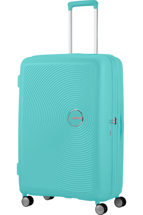 American Tourister Soundbox Spinner TSA Expandable 77cm  Poolside Blue