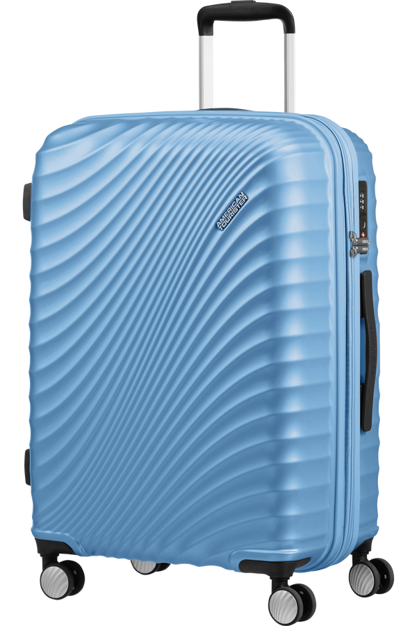 American Tourister Jetglam Spinner TSA Expandable 67cm  Metallic Powder Blue