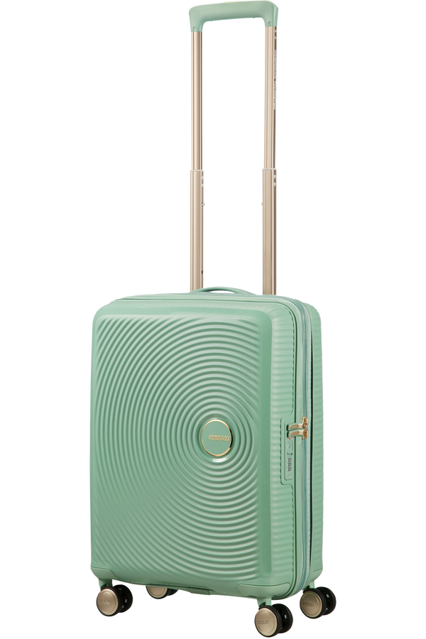 American Tourister Soundbox Spinner TSA Expandable 55cm  Almond Green/Gold