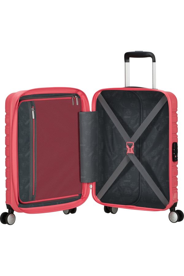 American Tourister Flashline Pop Spinner Exp TSA 55cm  Coral Pink