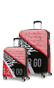 American Tourister Wavebreaker 2 PC Set A  Retro Racer