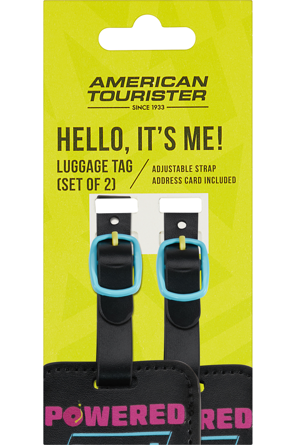 Graphic Tags &Eacute;tiquette &agrave; bagages &ndash; Lot de 2 pi&egrave;ces