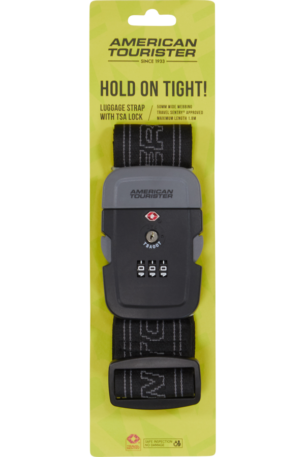 American Tourister American Tourist. Ta Luggage Belt TSA  Black/Grey