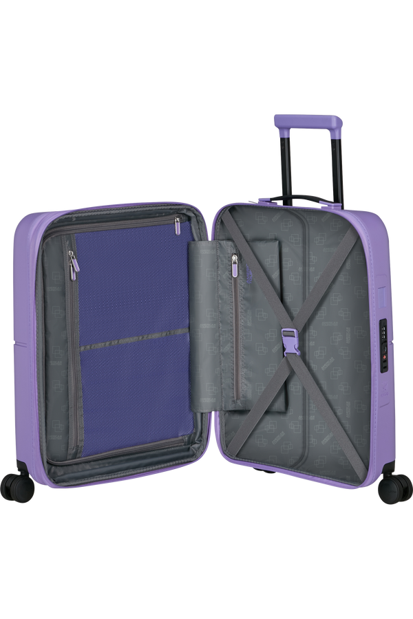 American Tourister DashPop Spinner Expandable TSA 55cm Violet Purple
