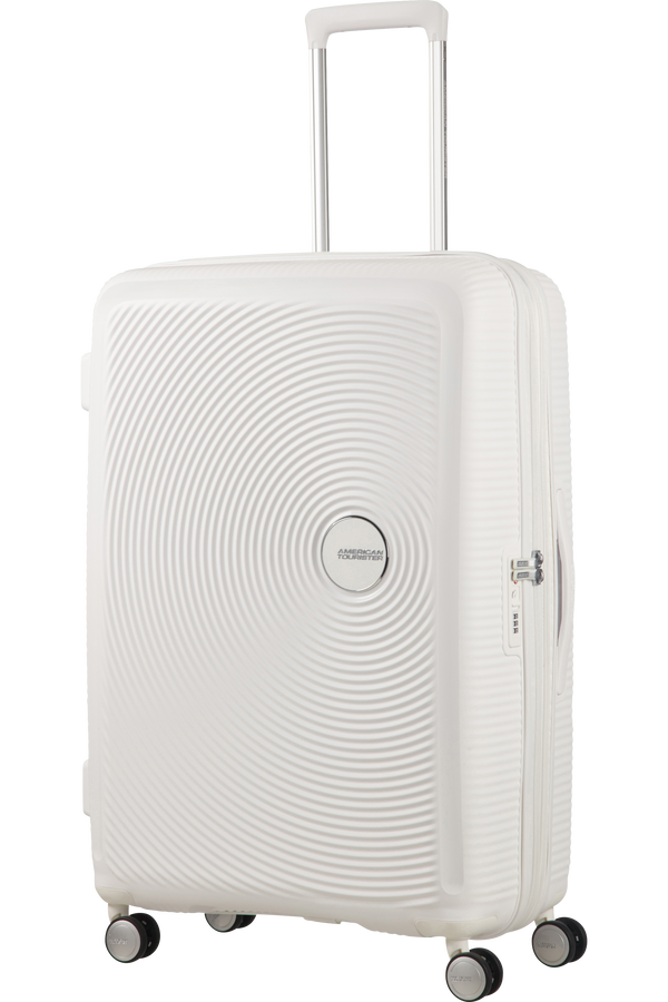 American Tourister Soundbox Spinner erweiterbar 77cm Pure White