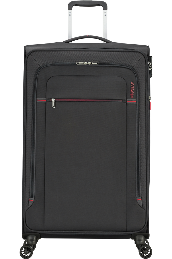 American Tourister Crosstrack Spinner Expandable 79cm  Gris/Rouge