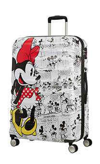 American Tourister Wavebreaker Disney Spinner Disney 77cm Minnie Comics White