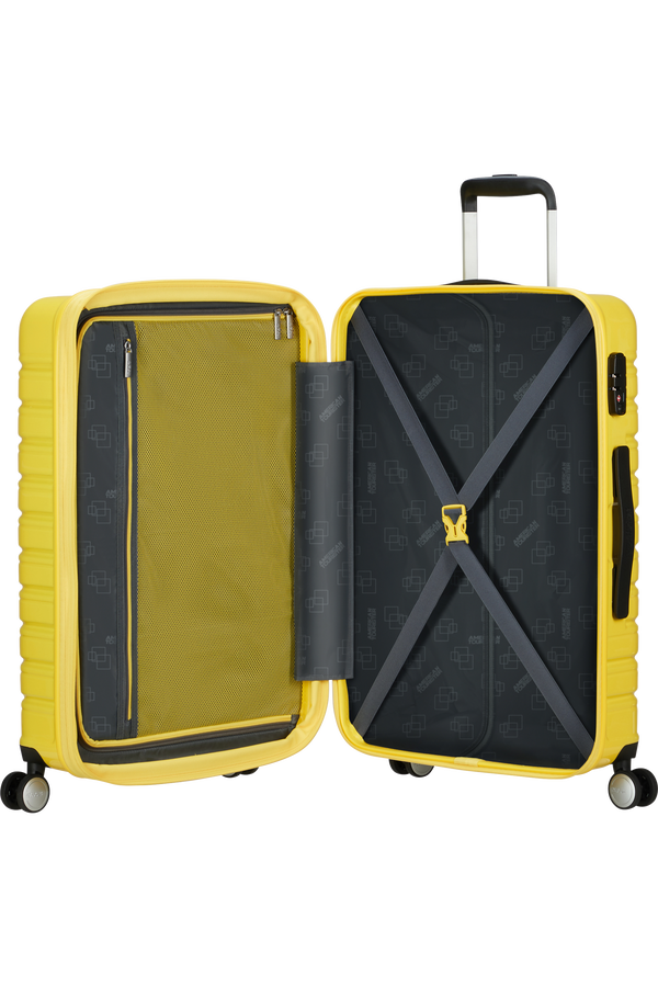 American Tourister Flashline Pop Spinner Exp TSA 67cm  Lemon Yellow