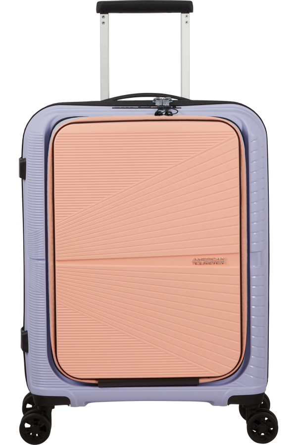 American Tourister Airconic Spinner Frontloader 15.6' 55cm  Icy Lilac/Peach