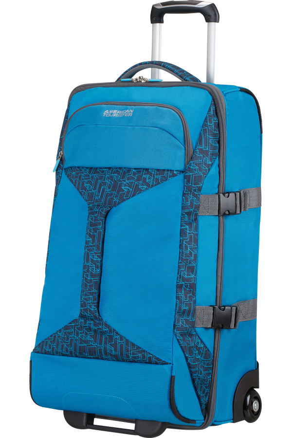 American Tourister Road Quest Sac de voyage &agrave; roulettes M Bluestar Print