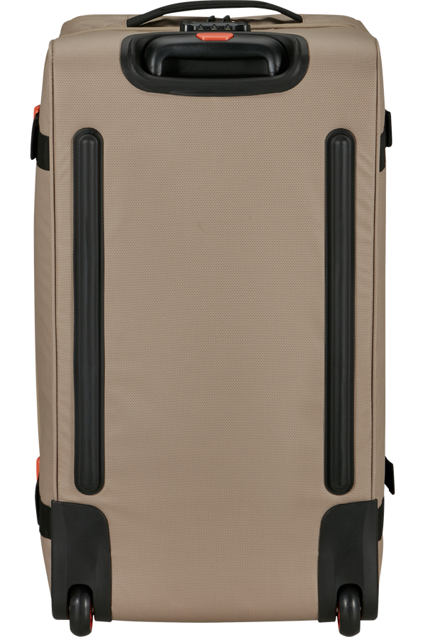 American Tourister Urban Track Duffle with Wheels Coated M  Beige/Orange