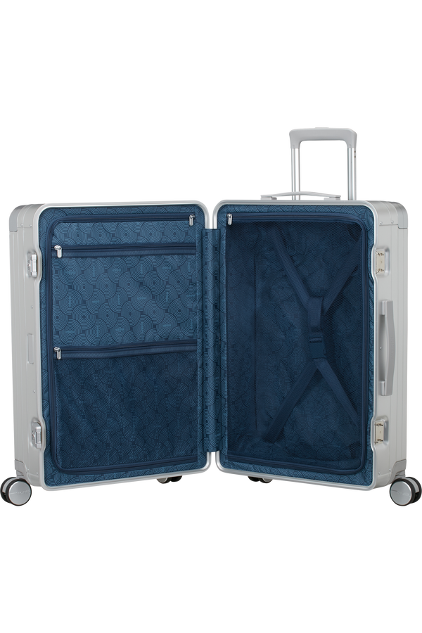 American Tourister Soundbox Alu Spinner TSA 68cm  Silver