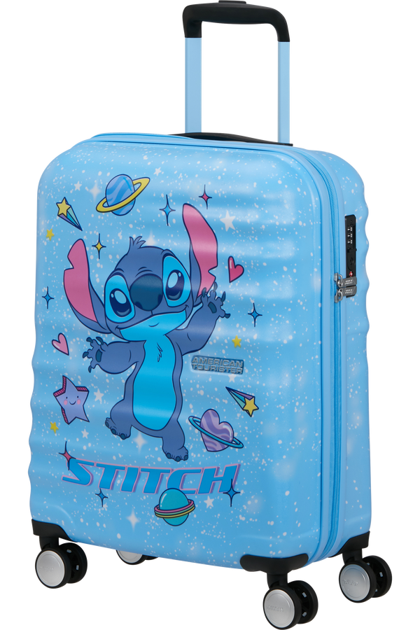 Disney Wavebreaker 55cm Handgep&auml;ck | American Tourister Disney Wavebreaker Spinner TSA Disney Fl 55cm  Stitch Universe