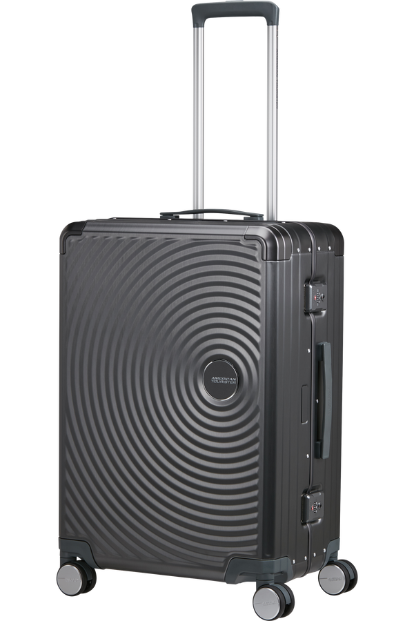 American Tourister Soundbox Alu Spinner TSA 68cm  Brushed Anthracite