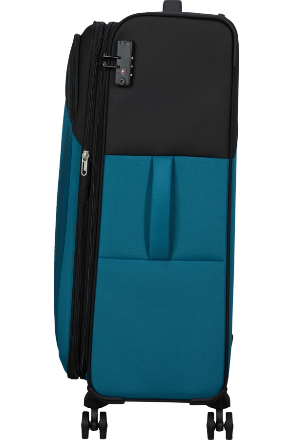 American Tourister Daring Dash Spinner Expandable TSA L  Noir/Bleu