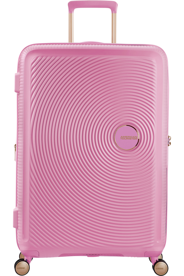 American Tourister Soundbox Spinner TSA Expandable 77cm  Pearl Pink/Gold