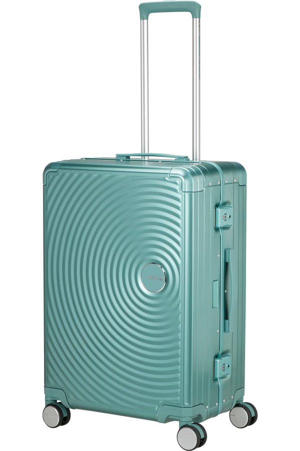 American Tourister Soundbox Alu Spinner TSA 68cm  Dusty Turquoise