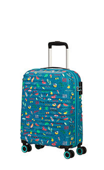 American Tourister Wavetwister Spinner TSA Print 55cm  Summer Relax
