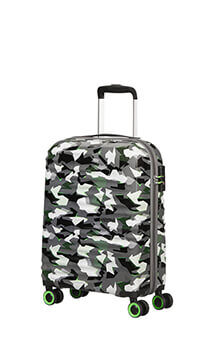 American Tourister Wavetwister Spinner TSA Print 55cm  Camo/Acid Green