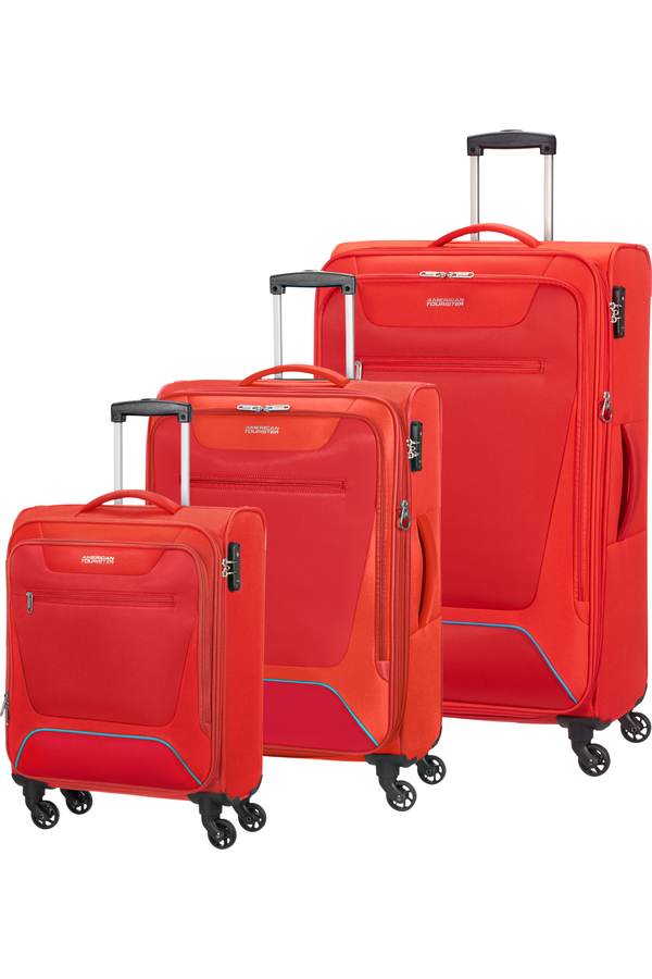 American Tourister Hyperbreez 3 pc Set A  Rot