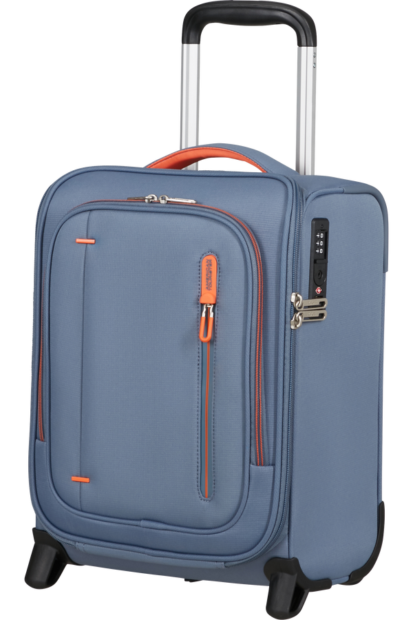 American Tourister Cloudrider Upright Underseater Tsa  Stone Blue