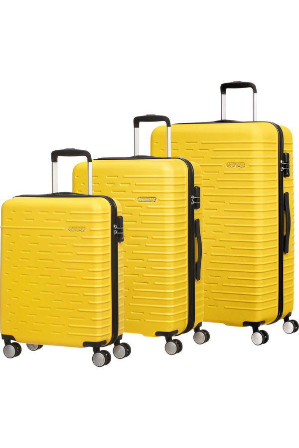 American Tourister Hyperdash 3 PC Set A  Jaune