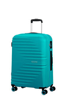 American Tourister Wavetwister Spinner TSA 66cm  Aqua Turquoise