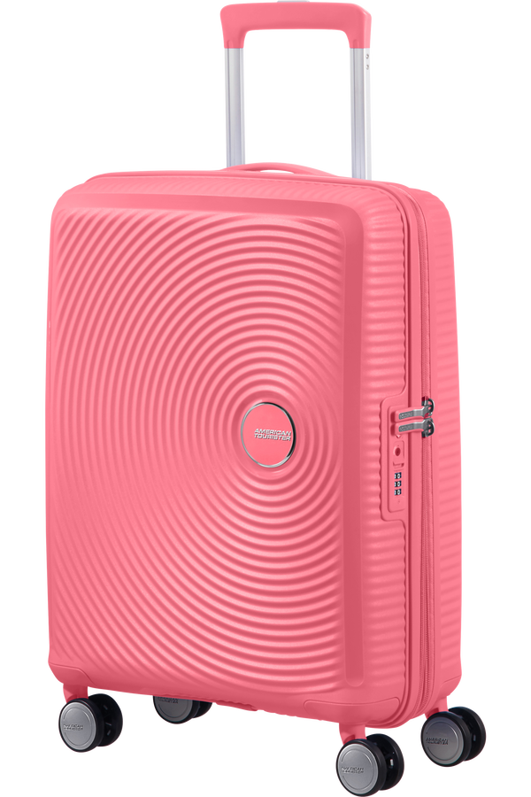 American Tourister Soundbox Spinner Expandable 55cm  Sun Kissed Coral