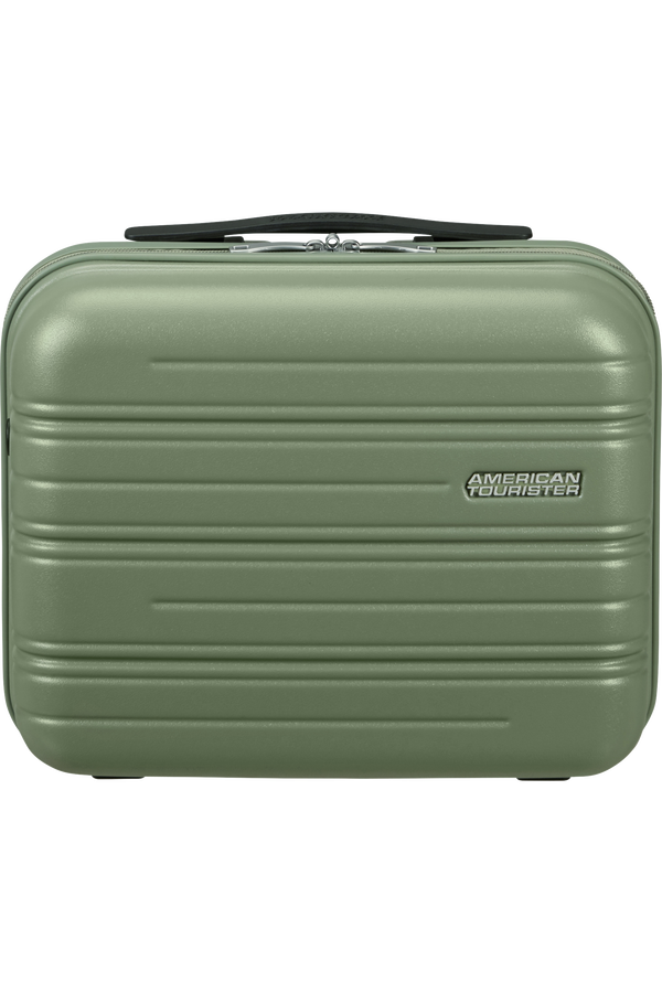 American Tourister High Turn Beauty Case  Matt Sage Khaki
