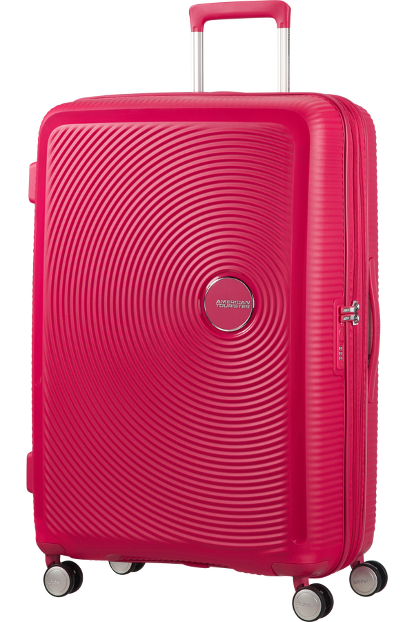 American Tourister Soundbox Spinner erweiterbar 77cm Lightning Pink