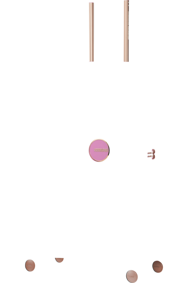 American Tourister Soundbox Spinner TSA Expandable 77cm  Pearl Pink/Gold