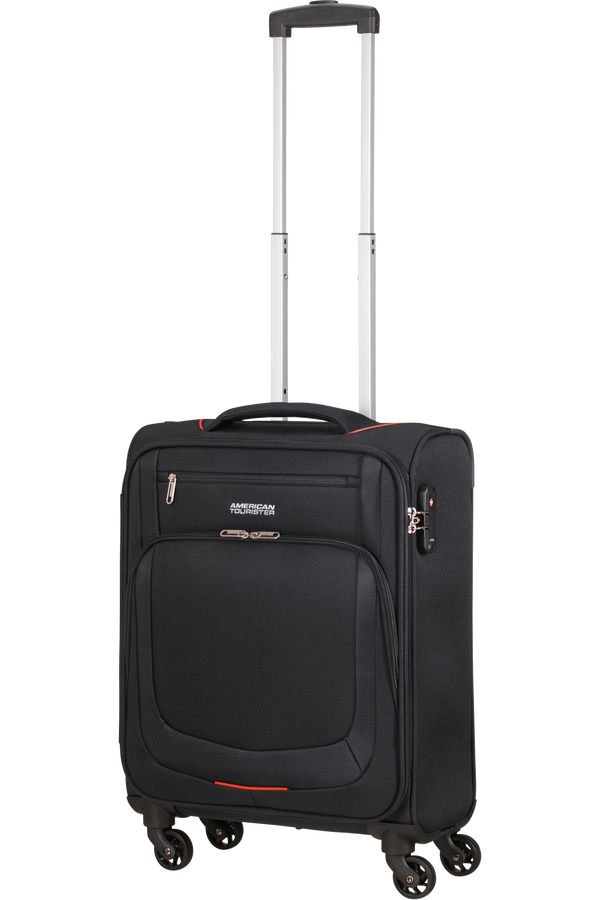 American Tourister Summer Session Spinner TSA 55cm  Noir/Rouge