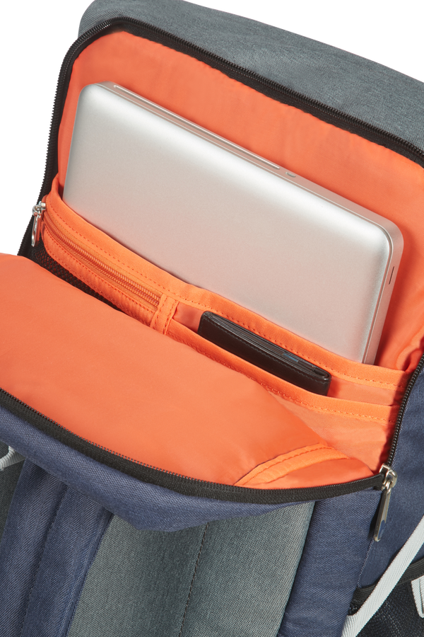 American Tourister Urban Groove UG Lifestyle Backpack 4 17.3'  Grey/Blue