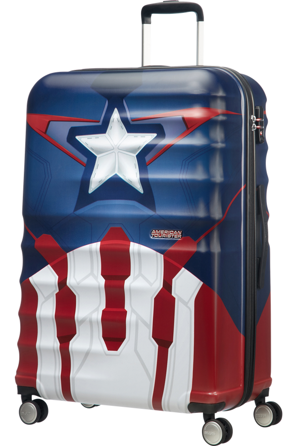 American Tourister Wavebreaker Disney Spinner 77cm  Captain America Close-Up
