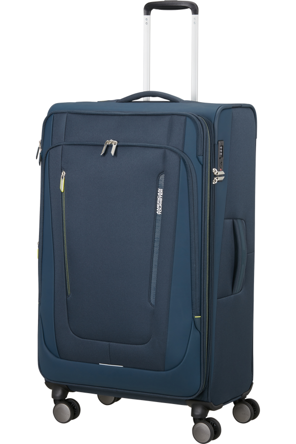 American Tourister Wanderlite Spinner EXP TSA L  Dark Navy