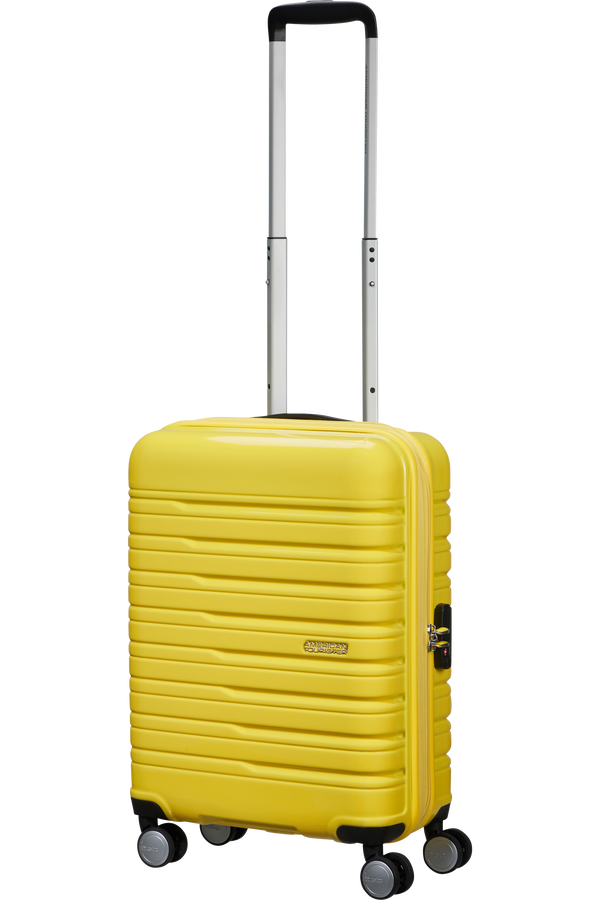 American Tourister Flashline Pop Spinner Exp TSA 55cm  Lemon Yellow