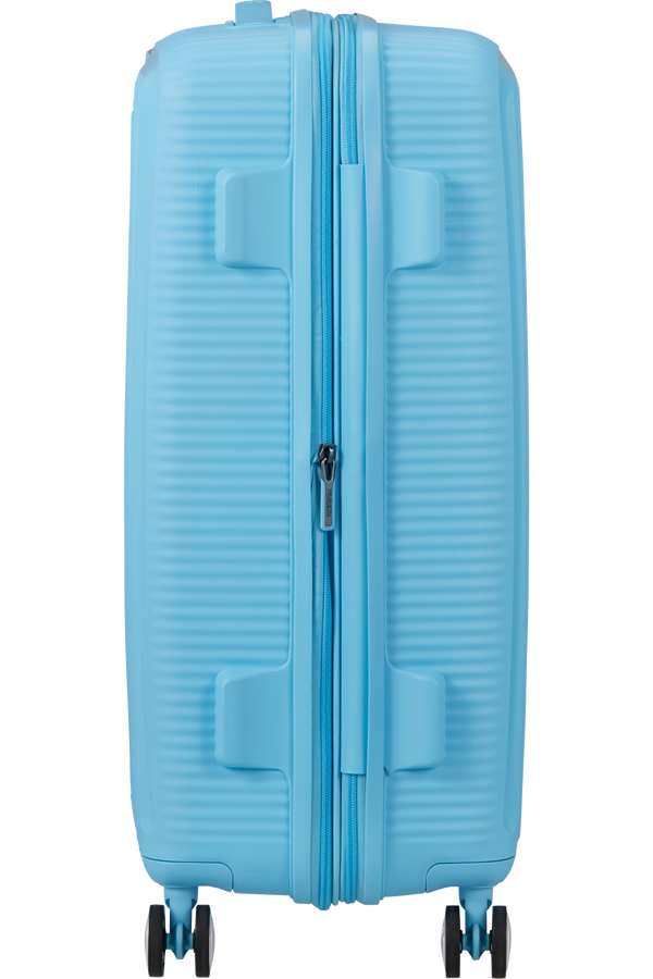 American Tourister SoundBox Spinner TSA Expandable 67cm  Blueberry Fizz