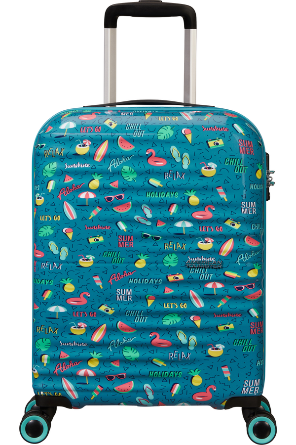 American Tourister Wavetwister Spinner TSA Print 55cm  Summer Relax