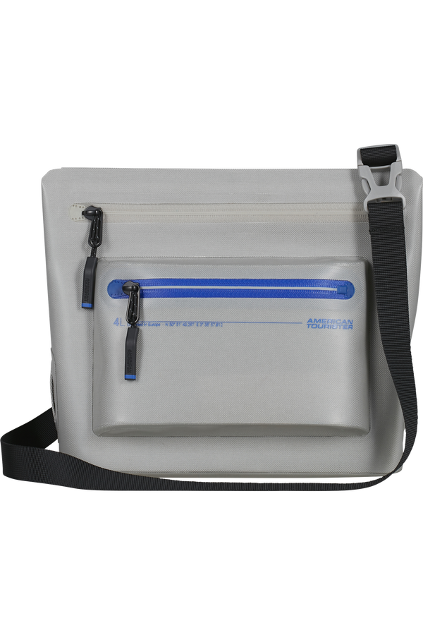 Colourdry M Schultertasche | American Tourister Colourdry Shoulder Bag M  Glacial Silver