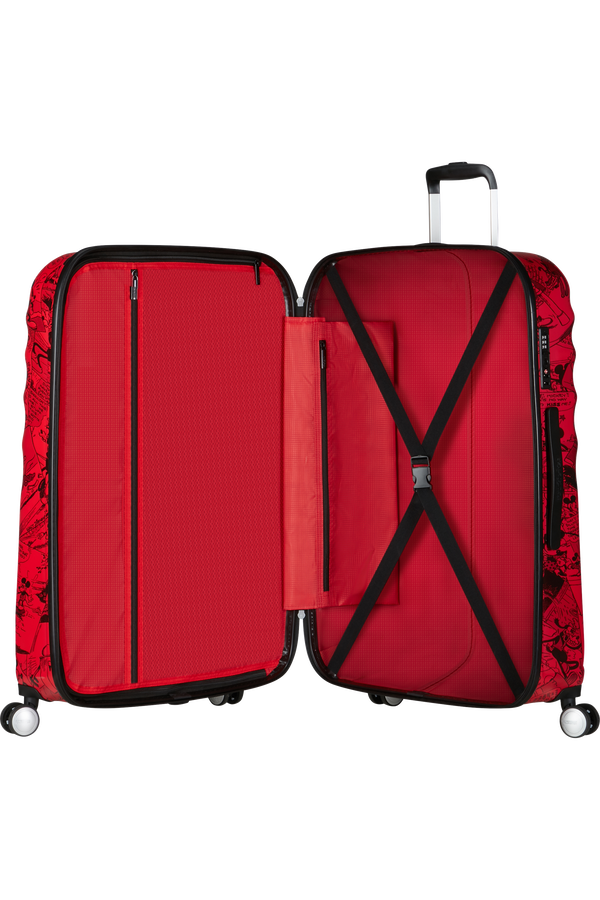 American Tourister Disney Wavebreaker Spinner TSA Disney Fl 77cm  Mickey Comics Red