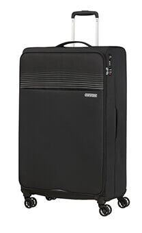 American Tourister Lite Ray Spinner TSA 81cm  Jet Black