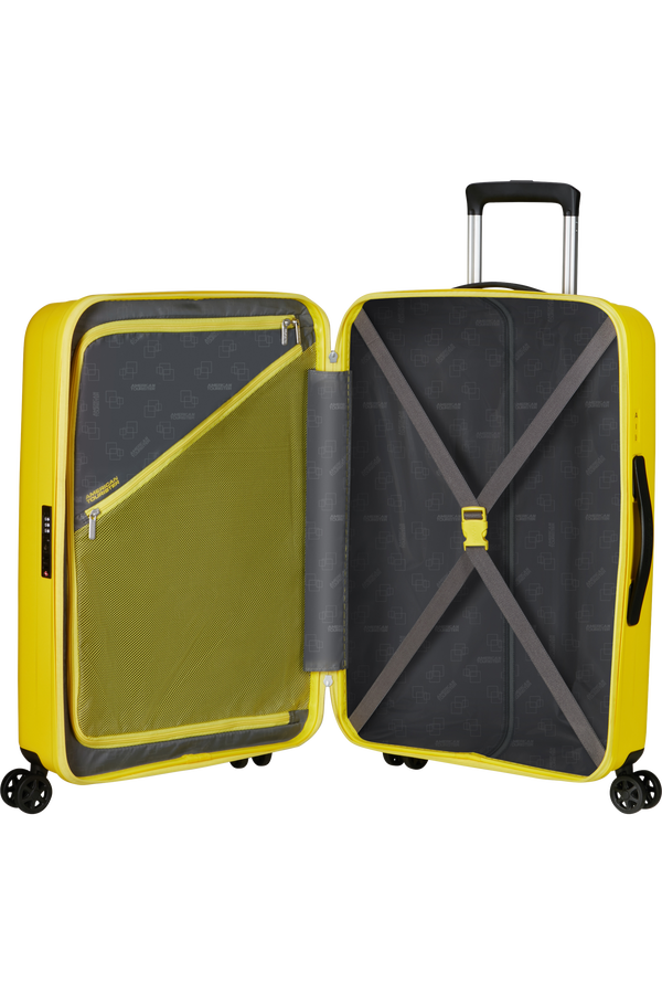 American Tourister Rejoy Spinner 68/25 Tsa 68  Electric Yellow