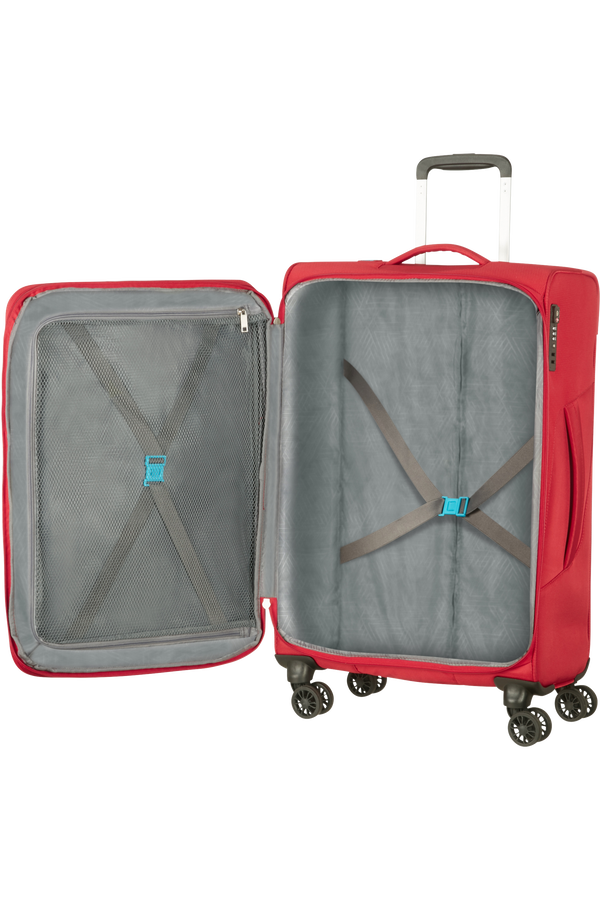 American Tourister Summerfunk Spinner Exp TSA 67cm  Rouge