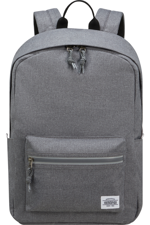 American Tourister Brightup Backpack Zip  Grey Melange