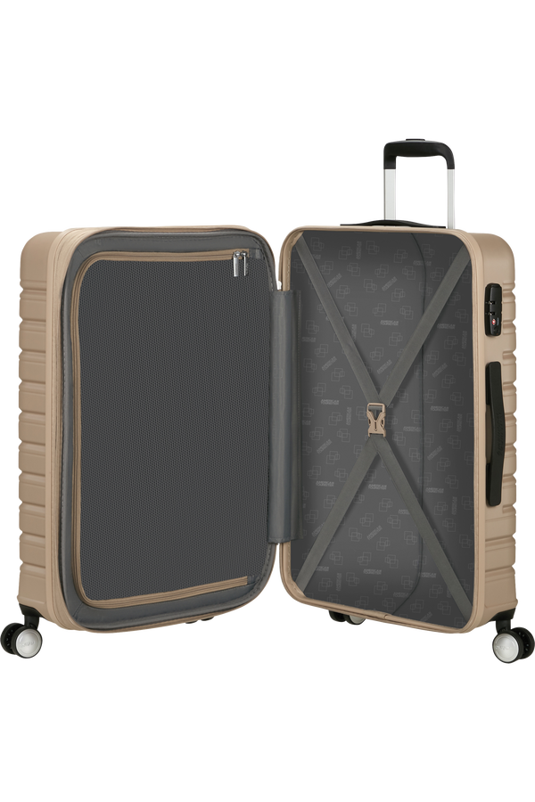 American Tourister Flashline Spinner 67/24 EXP TSA  Ivory gold